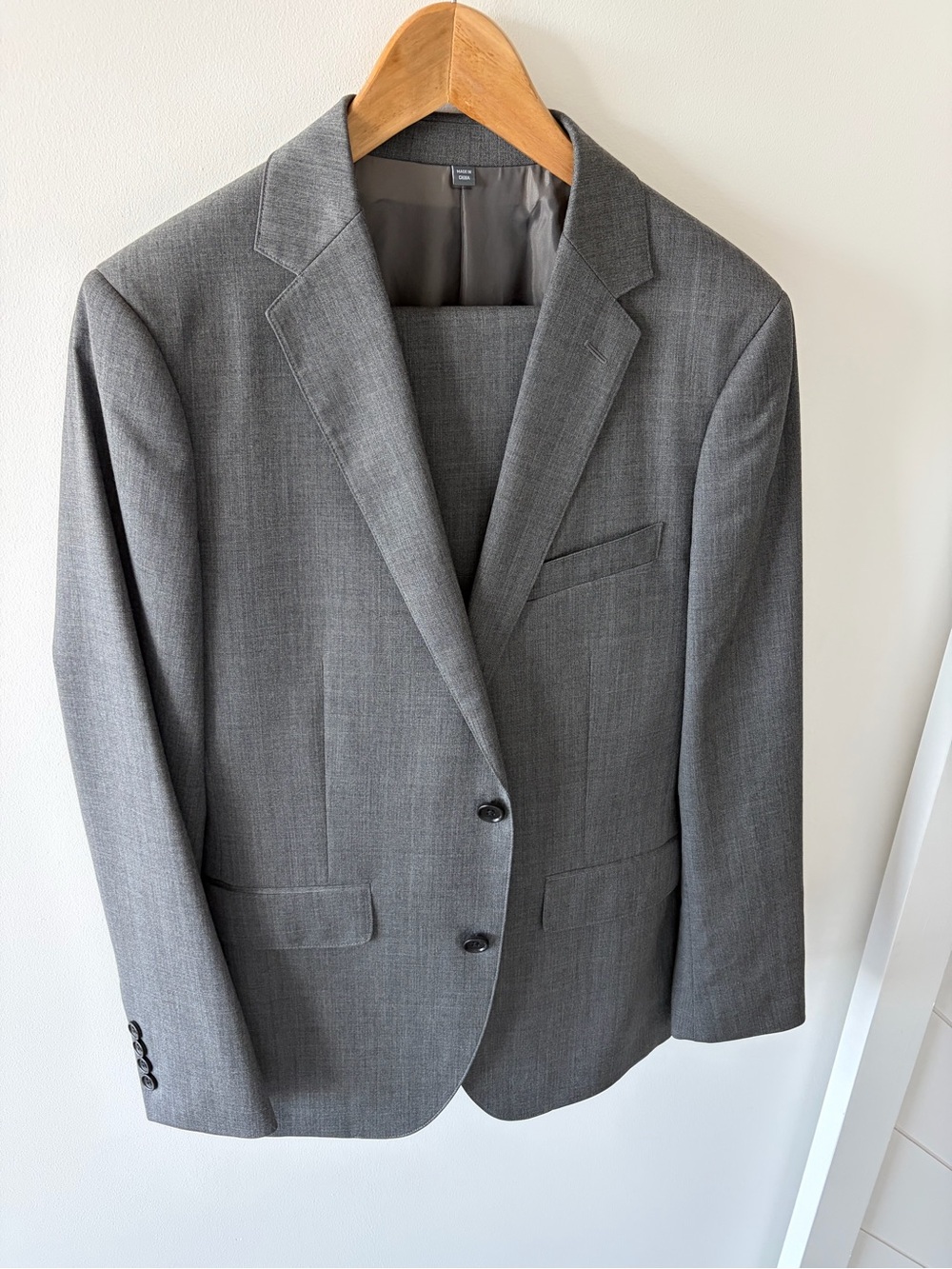 Bonobos Jetsetter Gray Two-Button Men's Suit